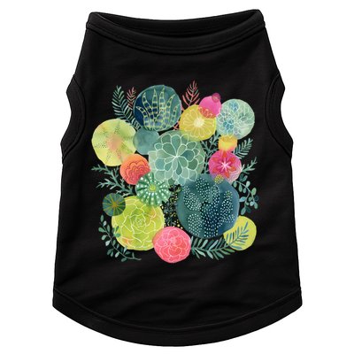 Succulent Circles Doggie Tank