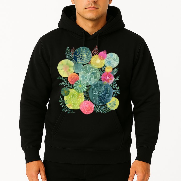 Succulent Circles Hoodie