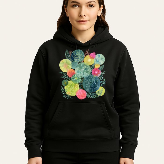 Succulent Circles Hoodie