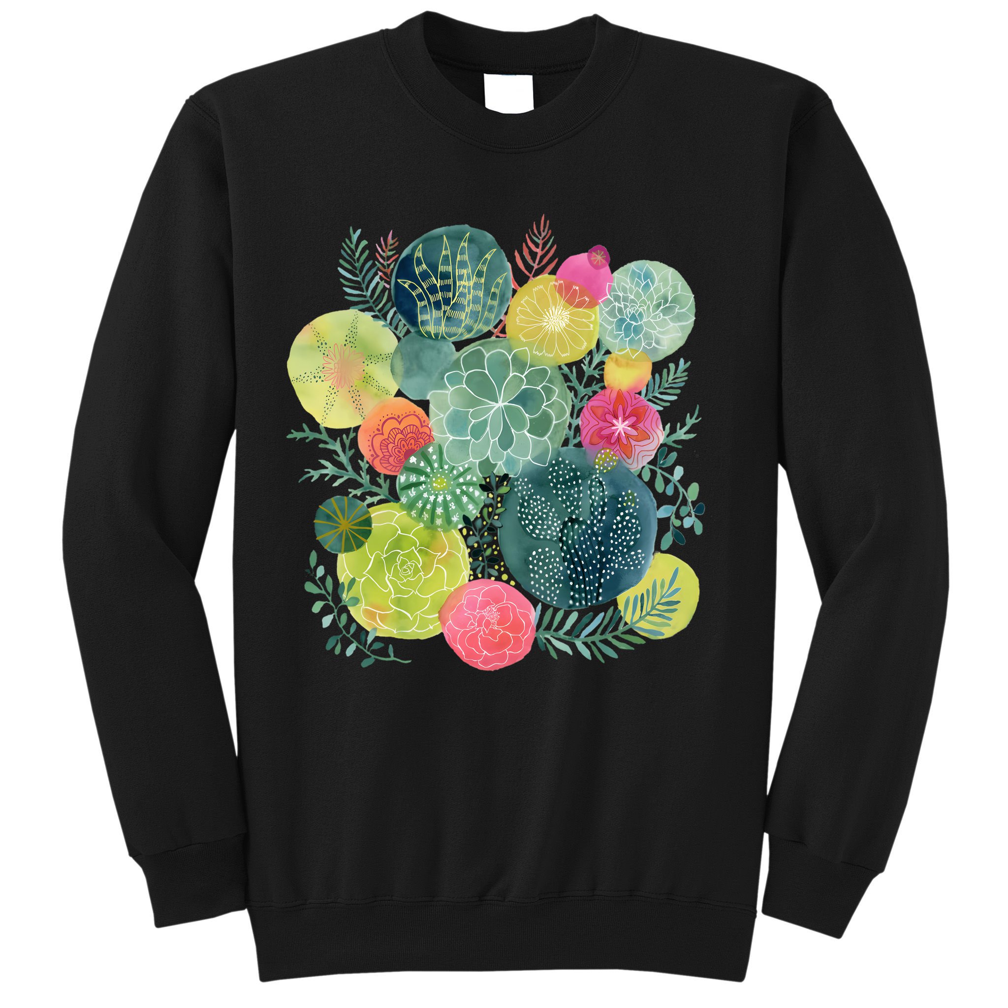 Succulent Circles Sweatshirt
