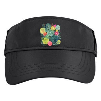 Succulent Circles Adult Drive Performance Visor