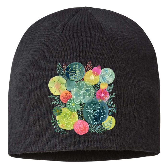 Succulent Circles Sustainable Beanie