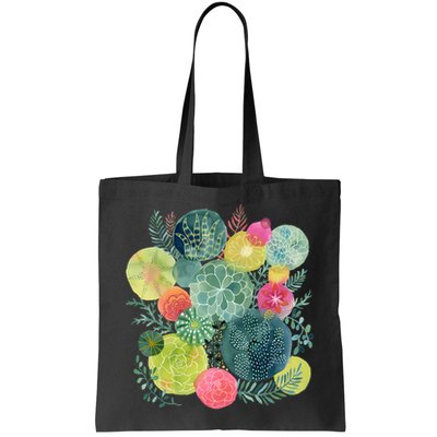 Succulent Circles Bag