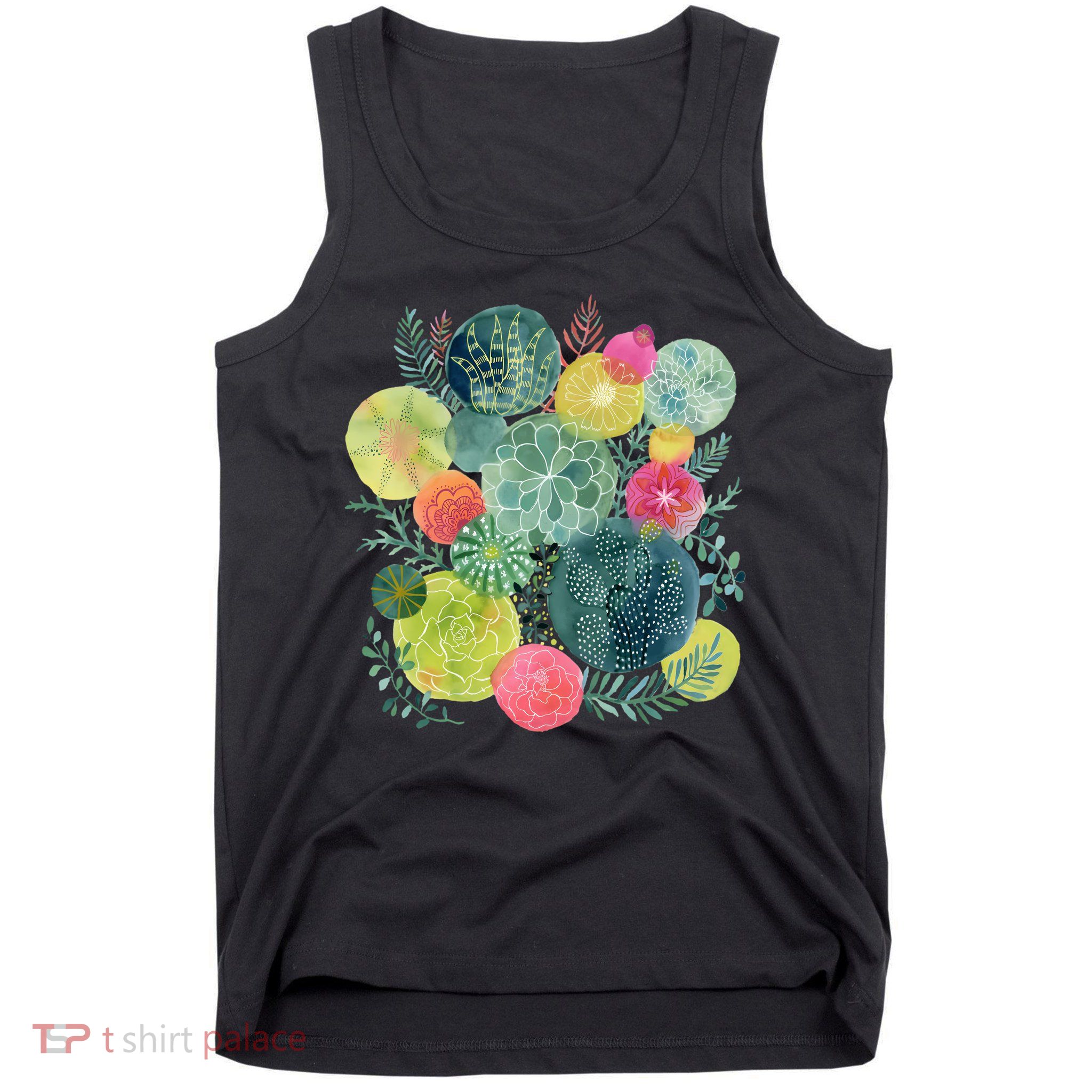 Succulent Circles Tank Top