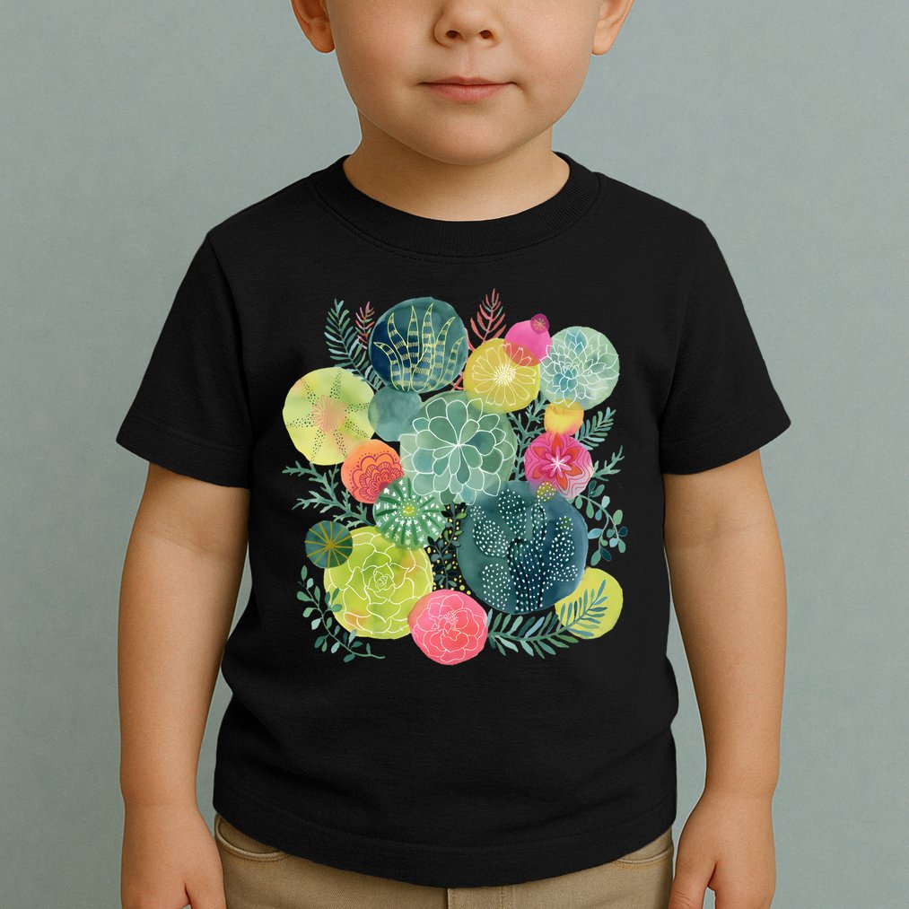 Succulent Circles Toddler T-Shirt