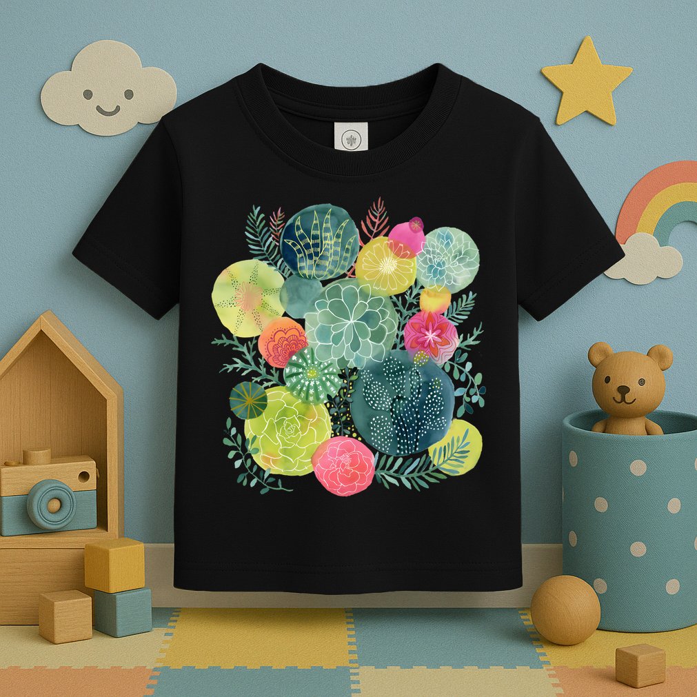 Succulent Circles Toddler T-Shirt