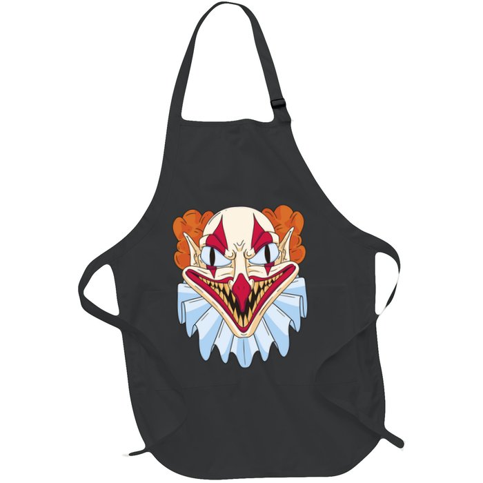 Scary Clown Smile Apron