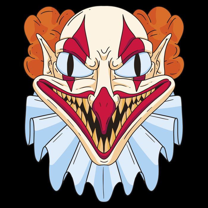 Scary Clown Smile Bucket Hat