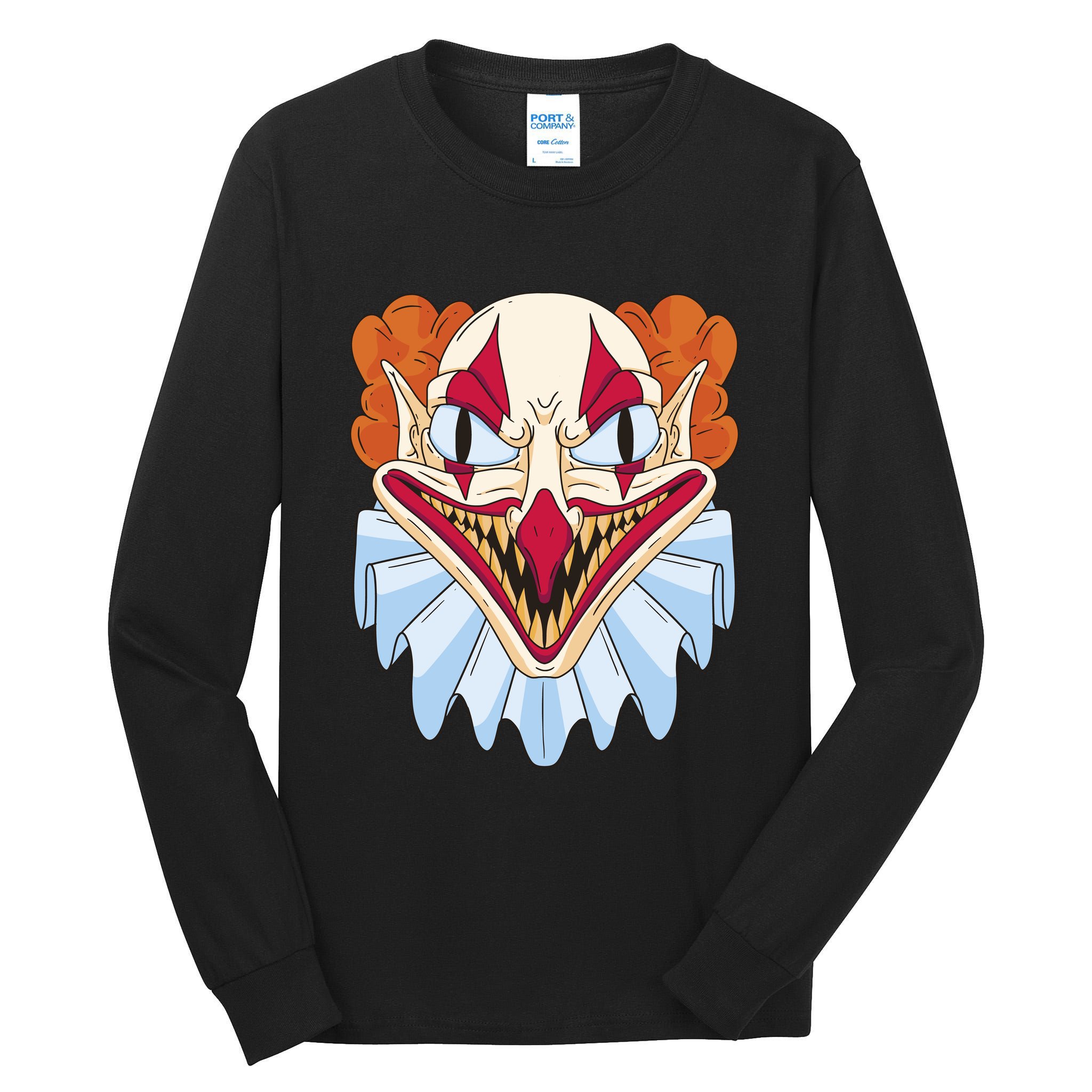 Scary Clown Smile Tall Long Sleeve T-Shirt