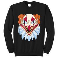 Scary Clown Smile Tall Sweatshirt