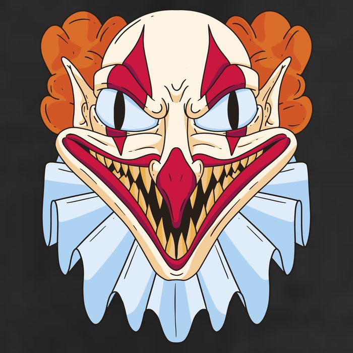 Scary Clown Smile 25L Jumbo Tote