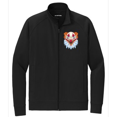 Scary Clown Smile Stretch Full-Zip Cadet Jacket