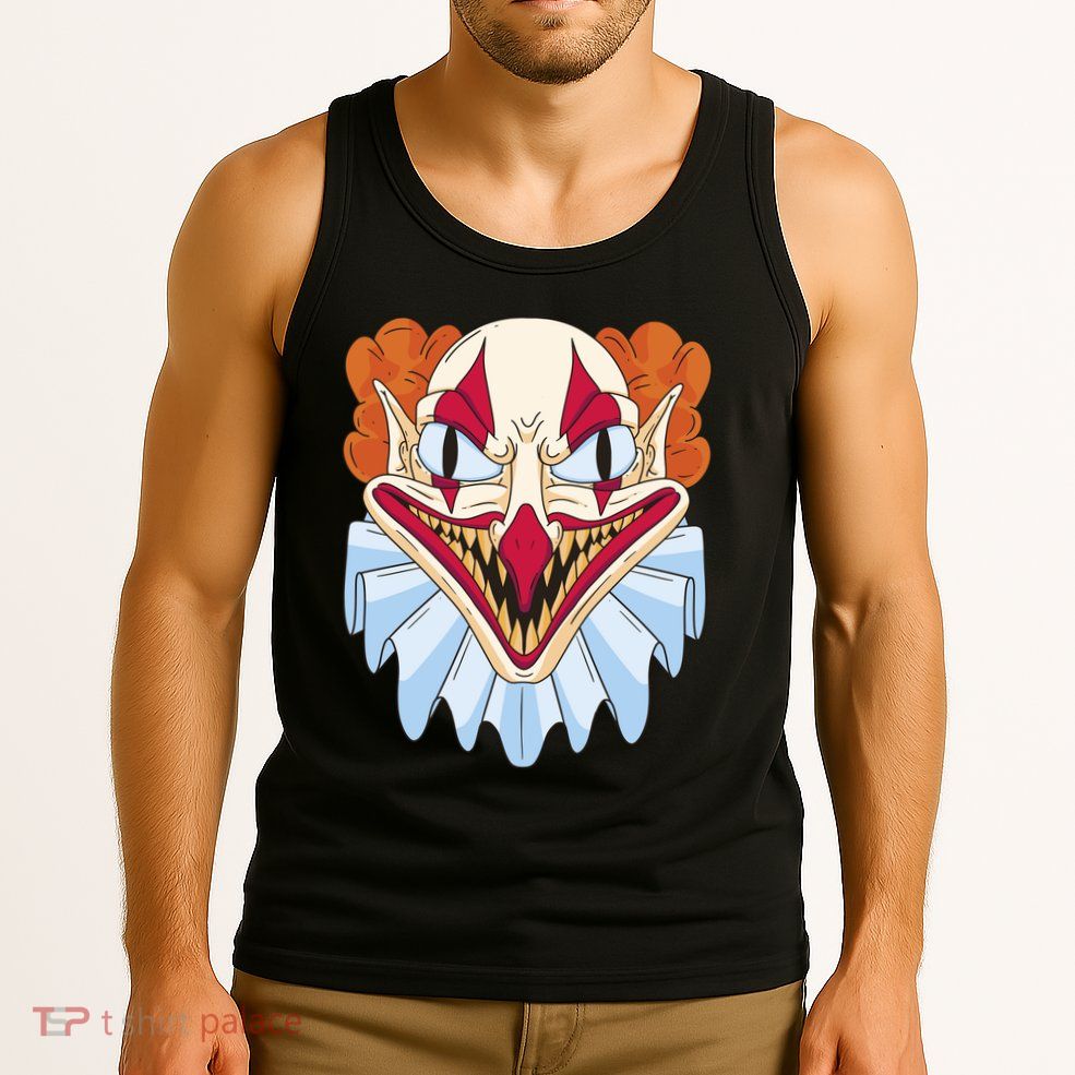 Scary Clown Smile Tank Top