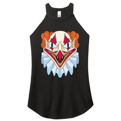 Scary Clown Smile Women's Perfect Tri Rocker Tank