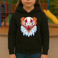 Scary Clown Smile Kids Hoodie