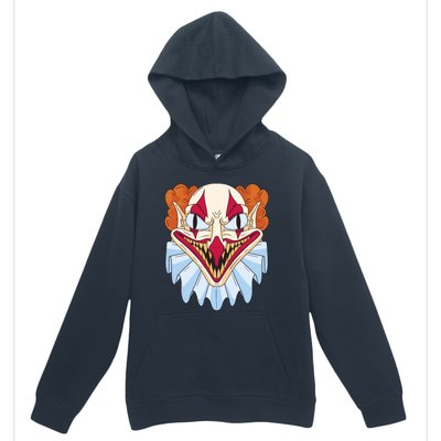 Scary Clown Smile Urban Pullover Hoodie