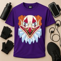 Scary Clown Smile Cooling Performance Crew T-Shirt