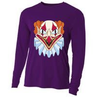 Scary Clown Smile Cooling Performance Long Sleeve Crew