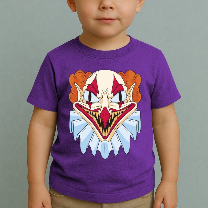 Scary Clown Smile Toddler T-Shirt