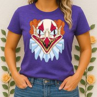 Scary Clown Smile Womens T-Shirt