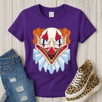Scary Clown Smile Womens T-Shirt