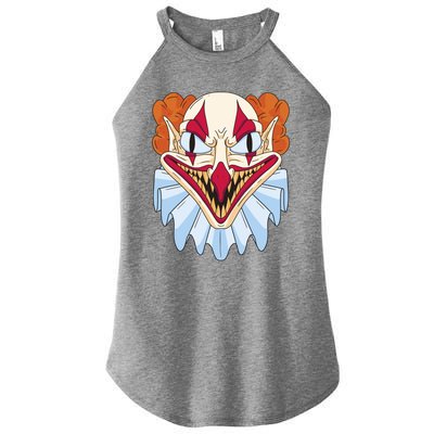 Scary Clown Smile Women’s Perfect Tri Rocker Tank