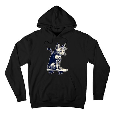 Skate Cat Hoodie