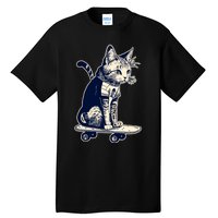 Skate Cat Tall T-Shirt