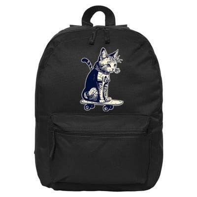 Skate Cat 16 in Basic Backpack