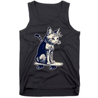 Skate Cat Tank Top