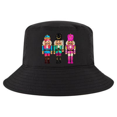 S.E.Q.U.I.N Cheerful S.P.A.R.K.L.Y Nutcrackers Christmas Cool Comfort Performance Bucket Hat