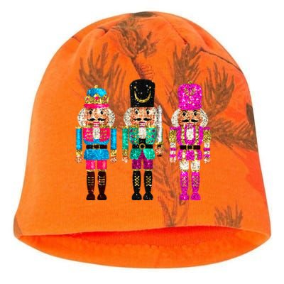 S.E.Q.U.I.N Cheerful S.P.A.R.K.L.Y Nutcrackers Christmas Kati - Camo Knit Beanie