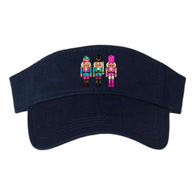 S.E.Q.U.I.N Cheerful S.P.A.R.K.L.Y Nutcrackers Christmas Valucap Bio-Washed Visor