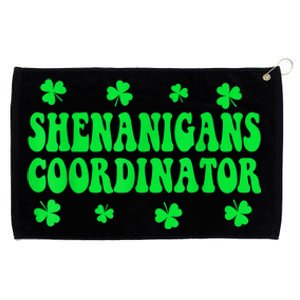 Shenanigans Coordinator Shirt Wo St Patricks Day Teacher Grommeted Golf Towel