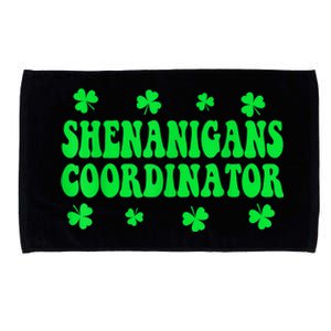 Shenanigans Coordinator Shirt Wo St Patricks Day Teacher Microfiber Hand Towel