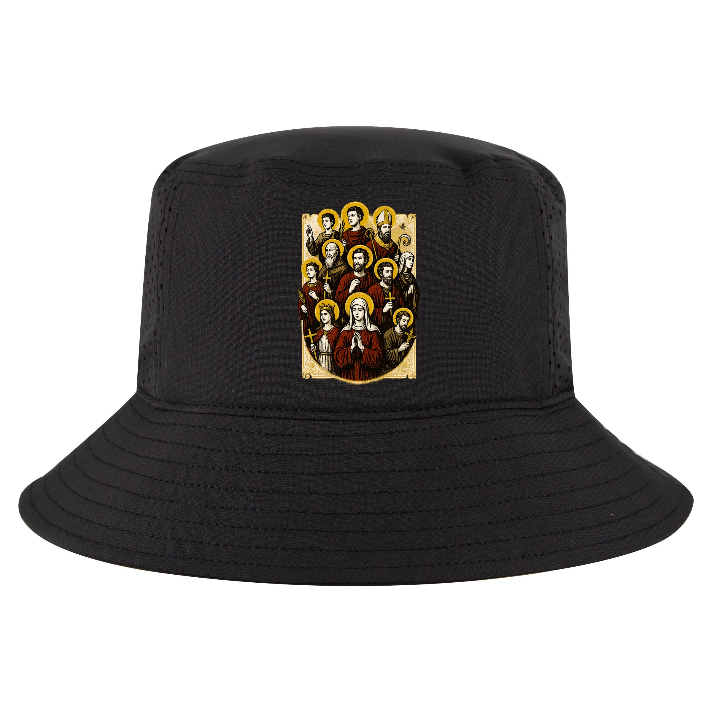 Saints Collage Cool Comfort Performance Bucket Hat