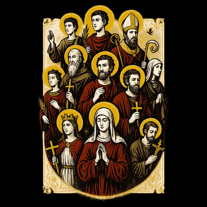 Saints Collage 16 in Basic Backpack