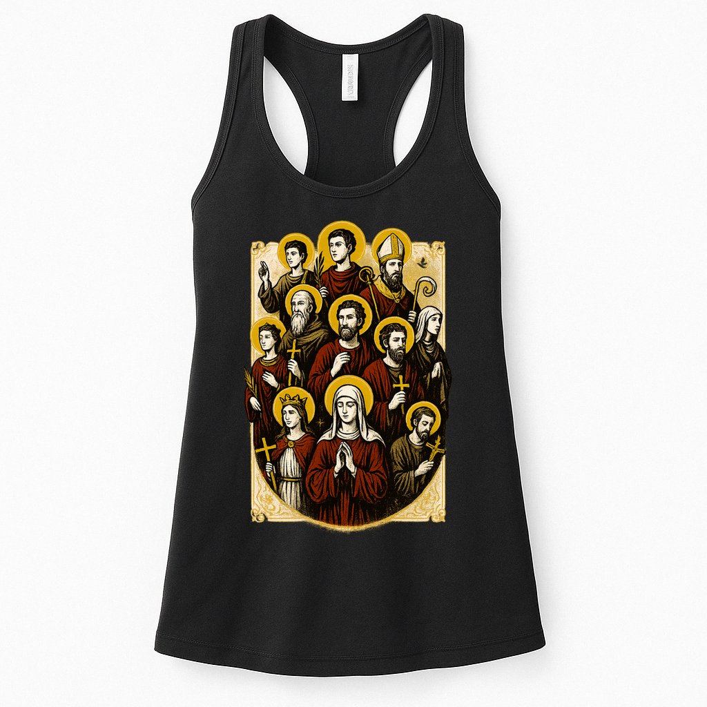 Saints Collage Womens Tank Top