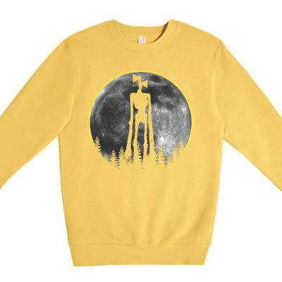 Supernatural Cryptid Siren Head Moon Premium Crewneck Sweatshirt