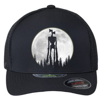 Supernatural Cryptid Siren Head Moon Flexfit Unipanel Trucker Cap