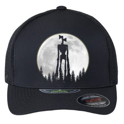 Supernatural Cryptid Siren Head Moon Flexfit Unipanel Trucker Cap