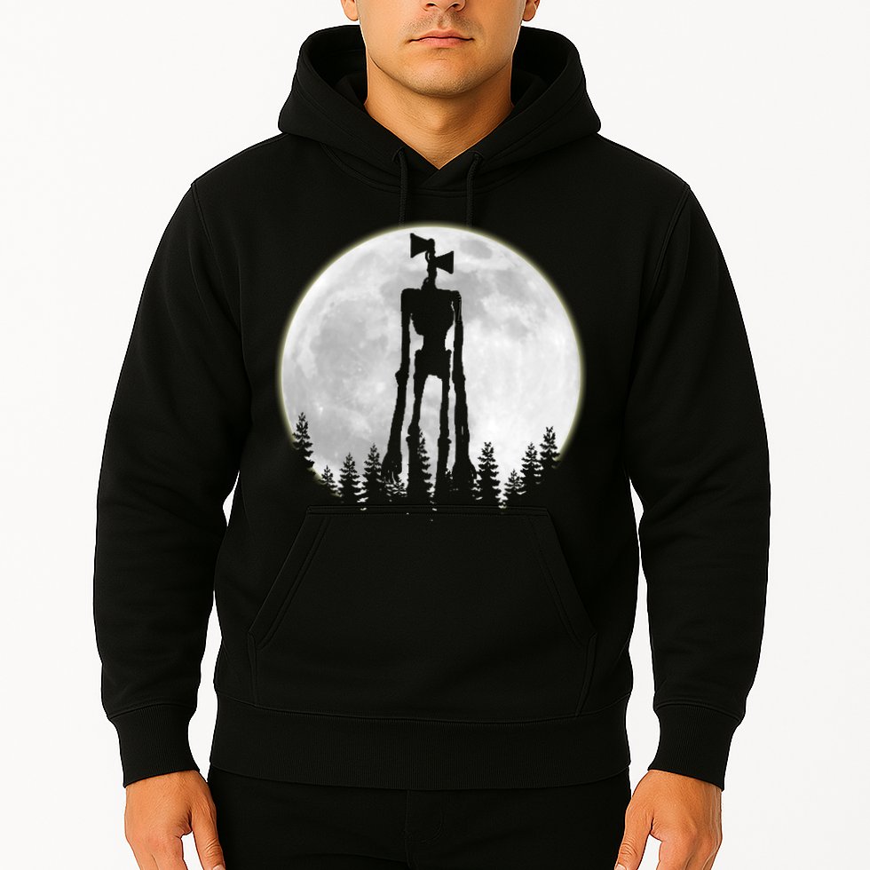 Supernatural Cryptid Siren Head Moon Hoodie