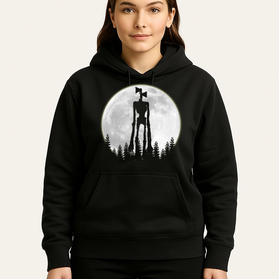 Supernatural Cryptid Siren Head Moon Hoodie