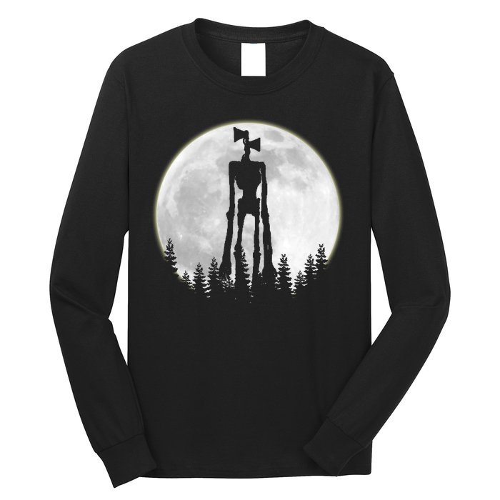 Supernatural Cryptid Siren Head Moon Long Sleeve Shirt