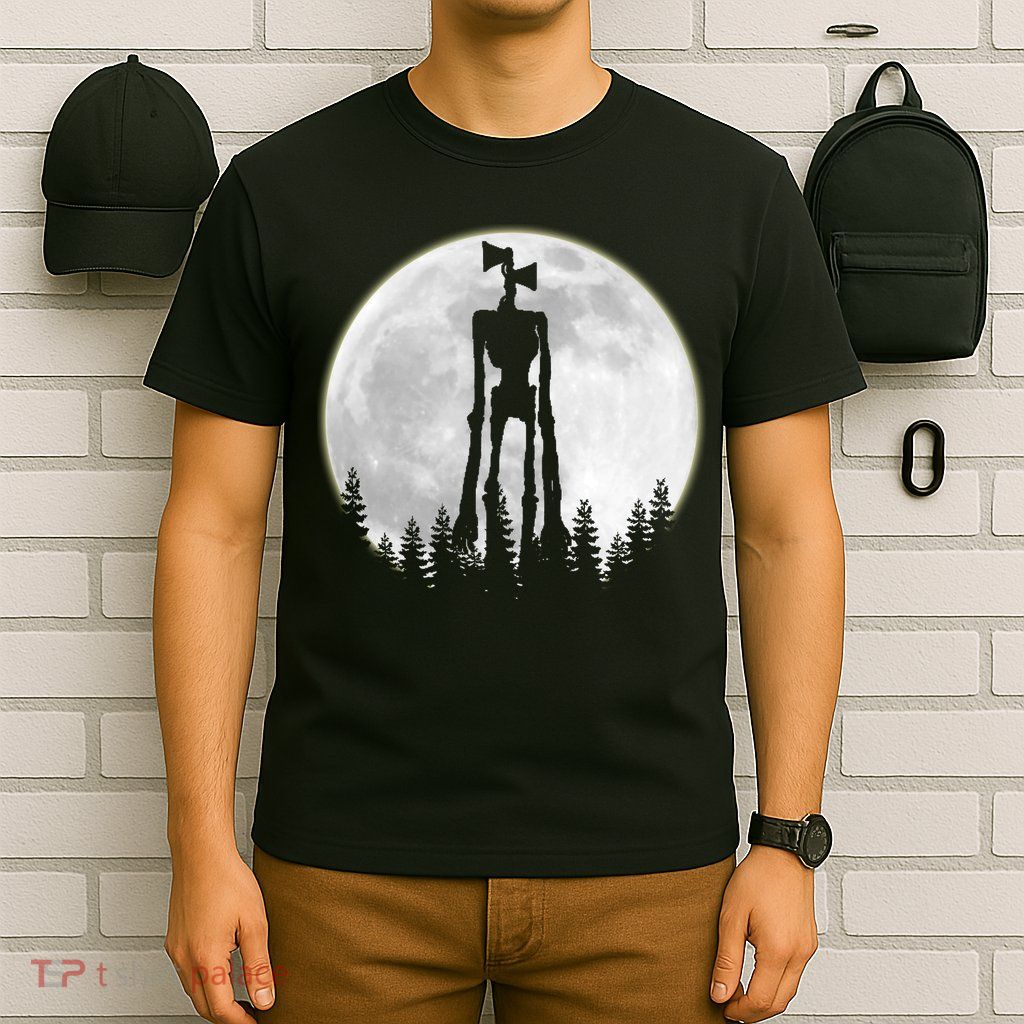 Supernatural Cryptid Siren Head Moon T-Shirt
