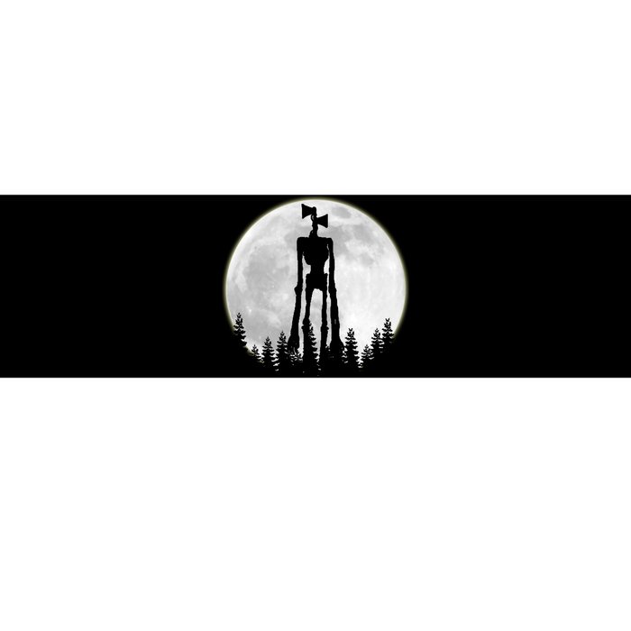 Supernatural Cryptid Siren Head Moon Bumper Sticker