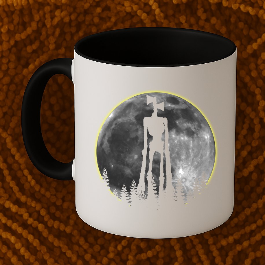 Supernatural Cryptid Siren Head Moon Mug