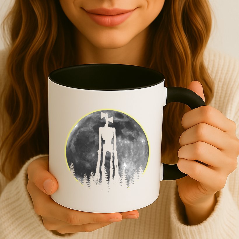 Supernatural Cryptid Siren Head Moon Mug