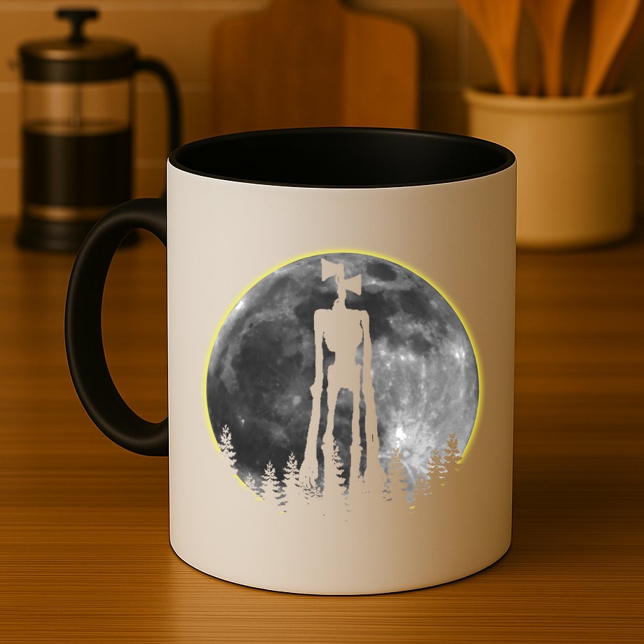 Supernatural Cryptid Siren Head Moon Mug