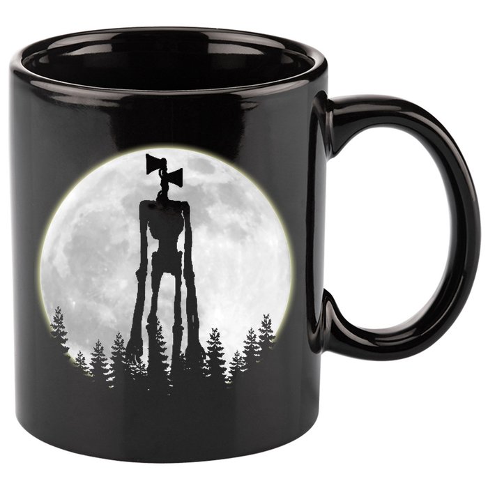 Supernatural Cryptid Siren Head Moon 11oz C Handle Ceramic Mug